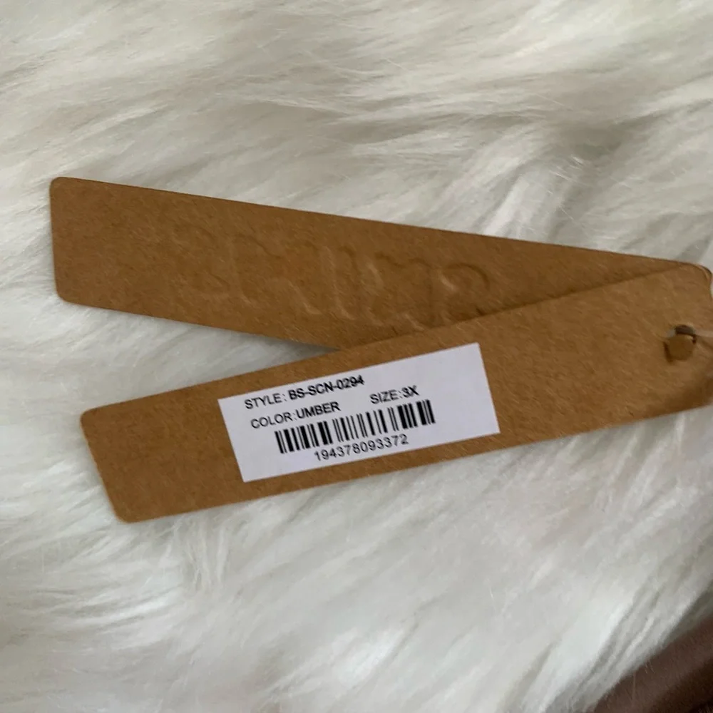 SKIMS Fits Everybody Square Neck Sleeveless Thong Bodysuit 3X BS-SCN-0294 - Picture 3 of 3